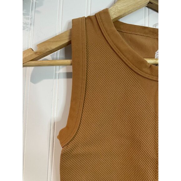FREE PEOPLE FP MOVEMENT Free Throw Muscle Tank Heather Brown XS/S - Picture 8 of 15